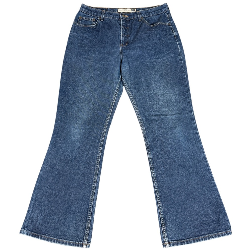 Maurices‎ Bootcut Jeans Womens 15/16 Blue Denim Cotton Medium Wash Streetwear